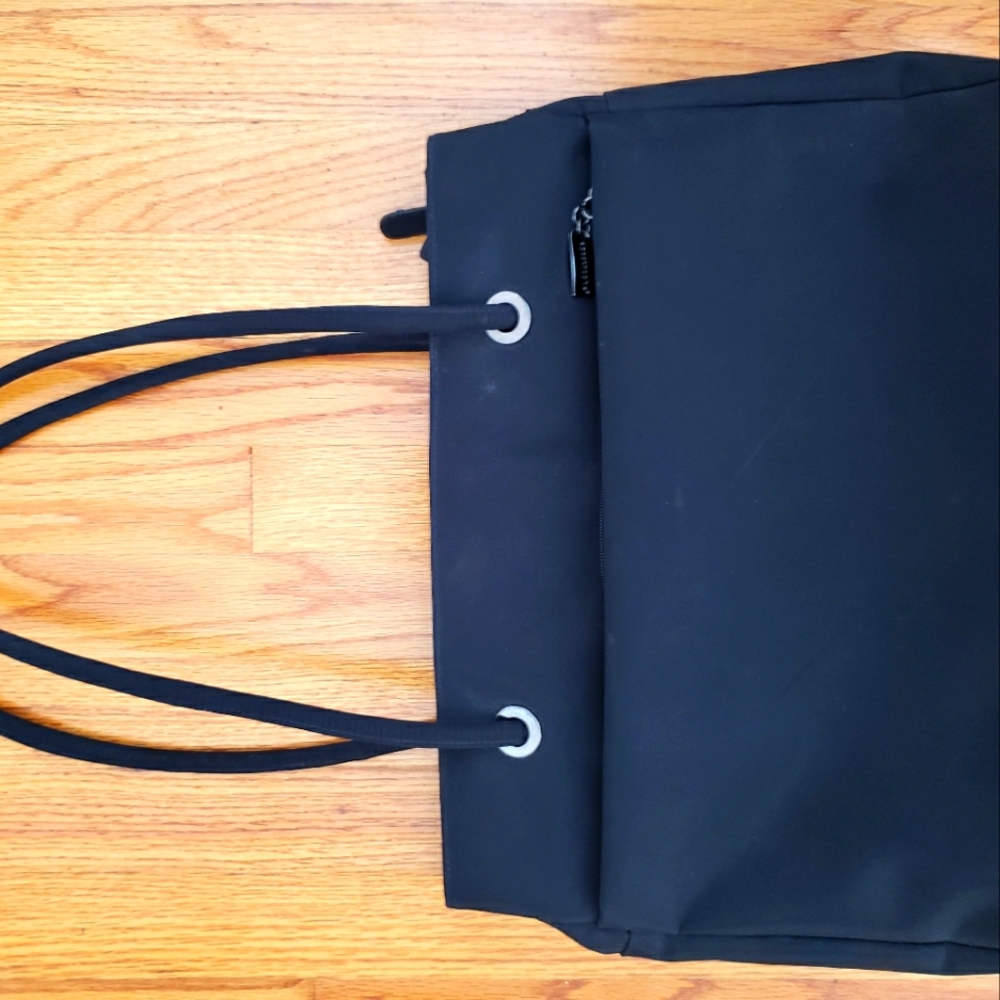 Apostrophe Black Nylon Computer Bag - image 2